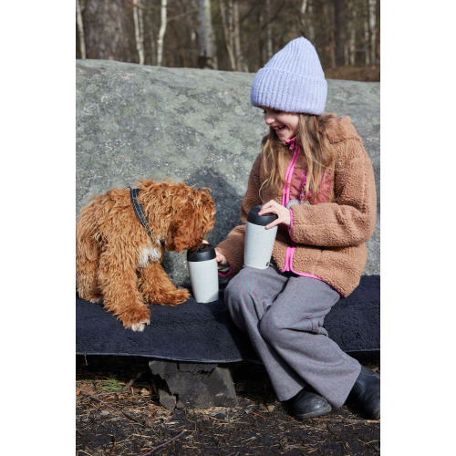 Kubek LOKE 240 ml, biało-czarny Czarno-Biały 5018362- (10)