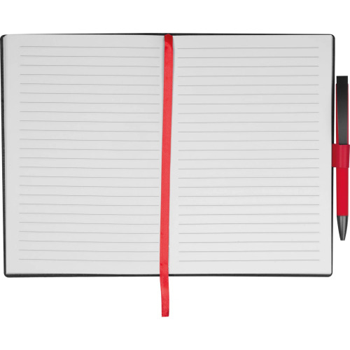 Notes A5 w linie z długopisem MERSIN Czerwony 562005 (5)