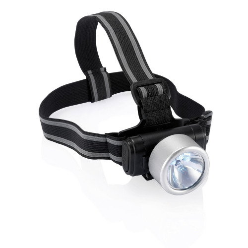 Latarka na głowę 3 LED Everest Srebrny P518.020 
