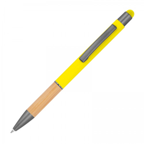 Długopis metalowy touch pen soft touch BRYGIDA żółty 1358108 