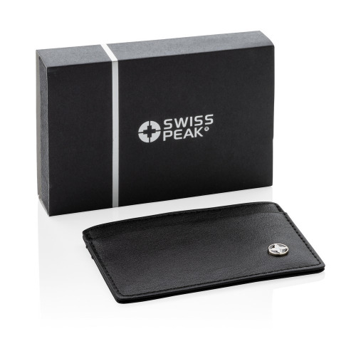 Etui na karty kredytowe Swiss Peak, ochrona RFID Czarny P820.420 (12)