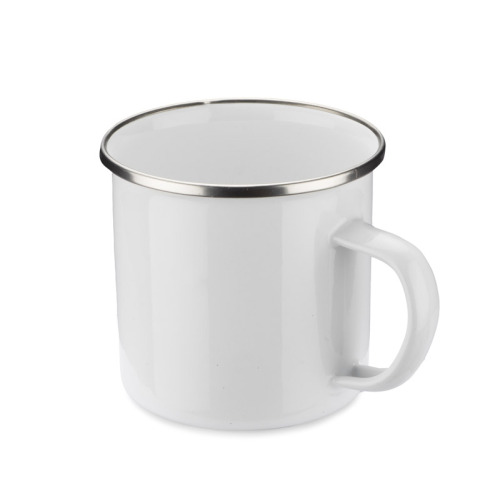 Kubek emaliowany SUBLIM 380 ml Biały 16025-01 