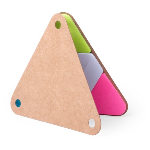 Zestaw do notatek "trójkąt", karteczki samoprzylepne neutralny V2975-00 