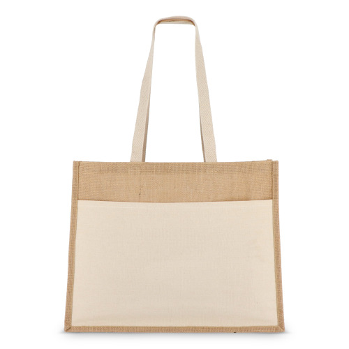 Jutowa torba na zakupy OEKO-TEX® 45 x 12 x 35 cm 320 g/m² Ecru LT95371-N0054 (1)