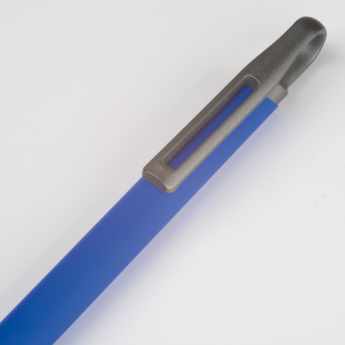 Długopis z aluminium z recyklingu, półżelowy KAROLINE Niebieski 1444004 (6)