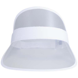 Bright czapka z przezroczystym daszkiem  Biały