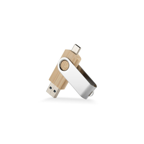 Pamięć USB TWISTER-PRO 32 GB 3.0 OTG Beżowy 44097-17 (2)