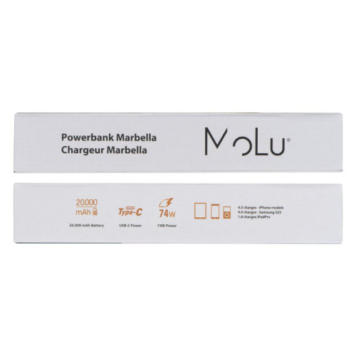 Power bank 20 000 mAh MARABELLA MoLu Czarny 398203 