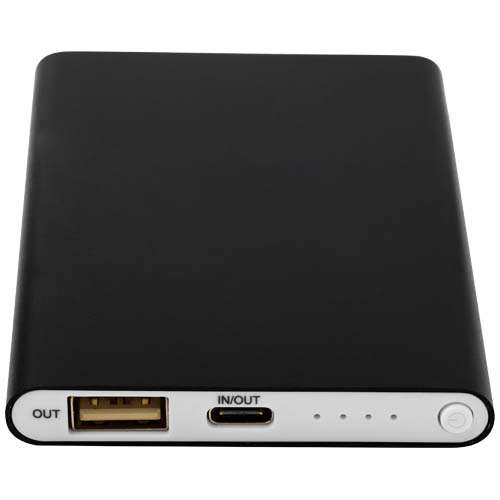 Pep powerbank o pojemności 4000 mAh Type-C z aluminium pochodzącego z recyklingu Czarny 12438090 (5)