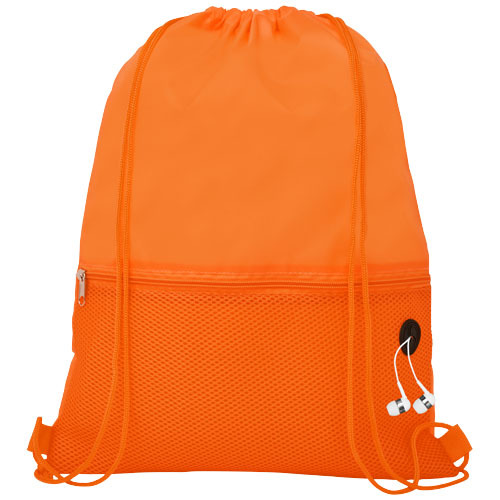 Siateczkowy plecak Oriole ściągany sznurkiem Pomarańczowy 12048705 (4)