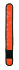 Taśma na ramię z diodą pomarańczowy MO8879-10 (1) thumbnail