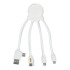 4009| Xoopar Eco Octopus Kabel do ładowania Ocean Bound Plastic Biały LT41023-N0001 (4) thumbnail