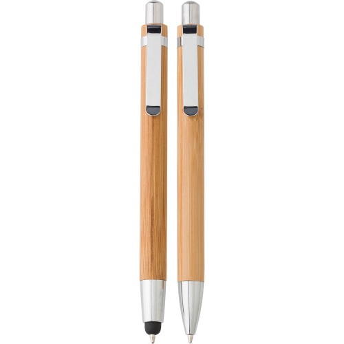 Zestaw piśmienny, długopis, touch pen i ołówek mechaniczny brązowy V1803-16 (1)