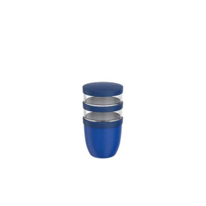 Mepal Ellipse 3-częściowy izolowany pojemnik na lunch o pojemności 500 ml + 2 x 200 ml Żywy błękit