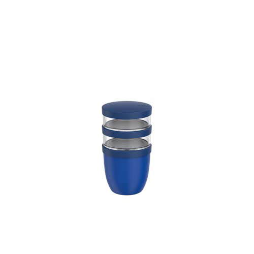 Mepal Ellipse 3-częściowy izolowany pojemnik na lunch o pojemności 500 ml + 2 x 200 ml Żywy błękit 11314391 