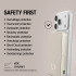 Fresh 'n Rebel Powerbank bezprzewodowy 10000 mAh kompatybilny z MagSafe Beżowy LT49745-N0055 (3) thumbnail