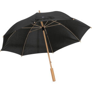 Parasol manualny RPET ø103 cm LETITIA Czarny