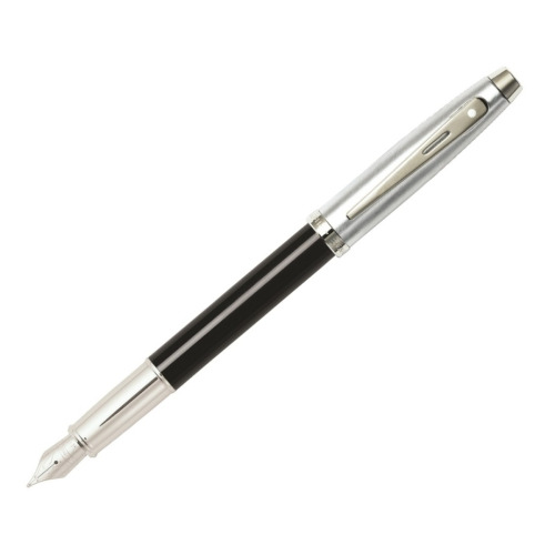 Pióro wieczne Sheaffer kolekcja 100, czarne/chrom, wykończenia chromowane, etui prezentowe Czarny EXP9313PN-CZ 
