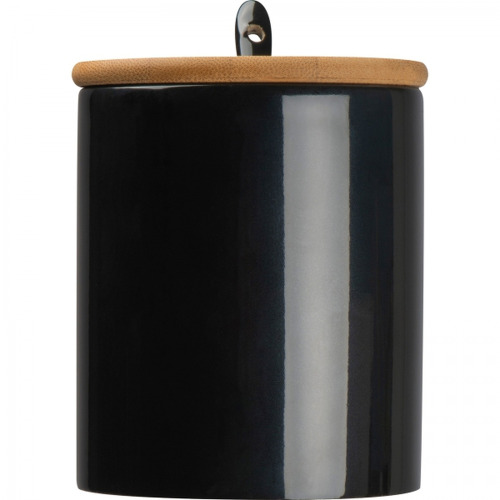 Kubek ceramiczny z łyżeczką 300 ml LOTHAR Czarny 8296903 (5)