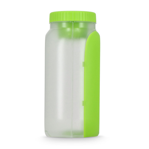 Pudełko na lunch z przegródką na sos, z łyżką i widelcem Jasnozielony LT90427-N0032 (1)