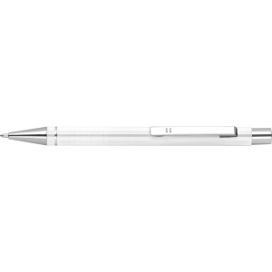 Metalowy długopis półżelowy Almeira biały
