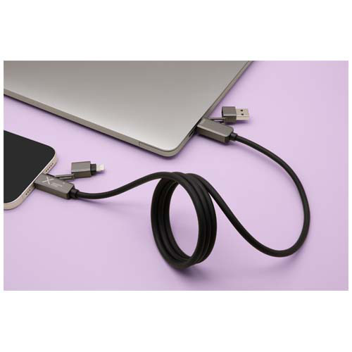 SCX.design C59 magnetyczny kabel do ładowania o mocy 100 W w izolacji z silikonu Czarny 2PX21590 (7)