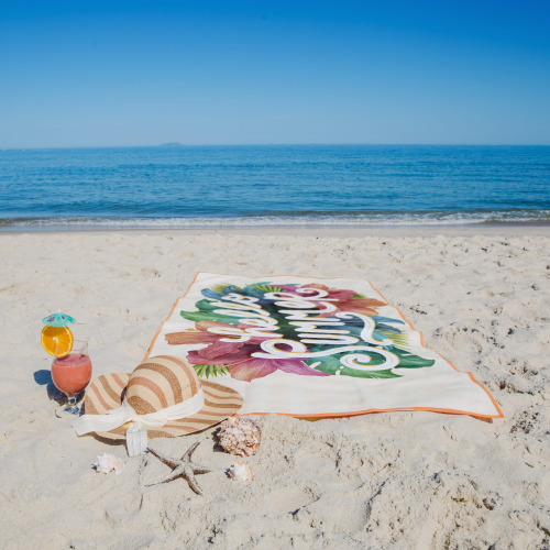 Szybkoschnący ręcznik plażowy R-PET 100×180 cm, sublimacja Pomarańczowy LT97215-N0026 (7)