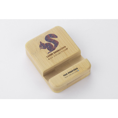 Bambusowy stojak na telefon TILE Naturalny 17853 (9)