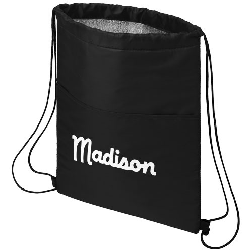 Torba chłodząca na 12 puszek Oriole ściągana sznurkiem Czarny 12049500 (1)