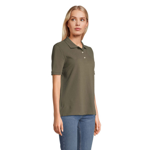 PACIFIC WOMEN POLO Army S04440-AR-M (2)
