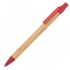 Długopis bambusowy Halle czerwony 321105  thumbnail