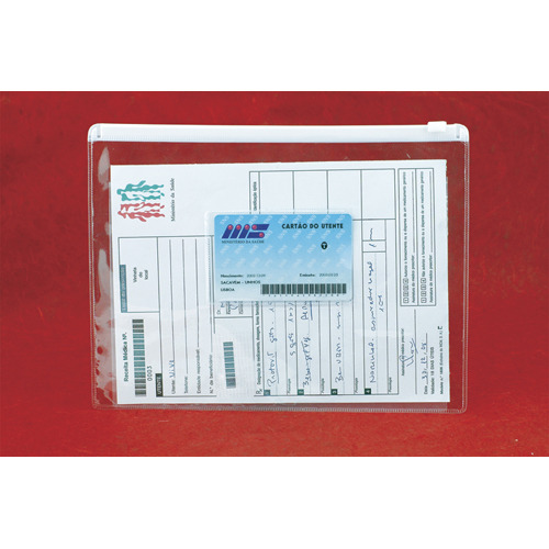 Teczka na dokumenty A5, PVC / Zipdoc Przezroczysty IP31099299 (2)