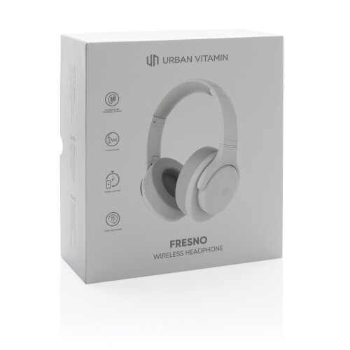 Bezprzewodowe słuchawki nauszne Urban Vitamin Fresno biały P329.753 (17)
