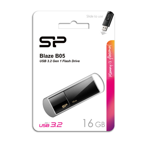 Pendrive Blaze B05, 128GB 3.0 Silicon Power Czarny EG813203 16GB (4)