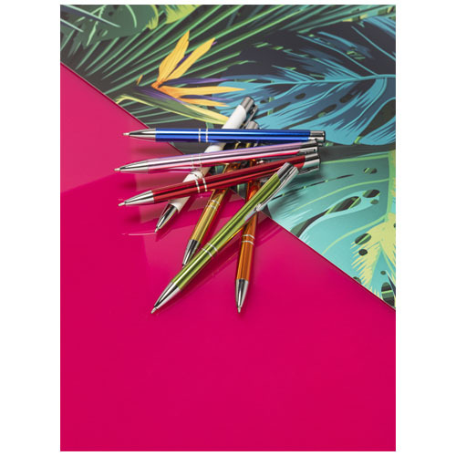 Długopis automatyczny Moneta z anodyzowanego aluminium Srebrny 10758318 (4)