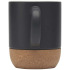Billie kubek ceramiczny o pojemności 300 ml z detalami z korka i matowym wykończeniem Czarny 10084790 (3) thumbnail