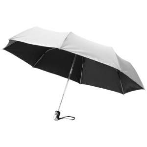 Automatyczny parasol składany 21,5" Alex Srebrny
