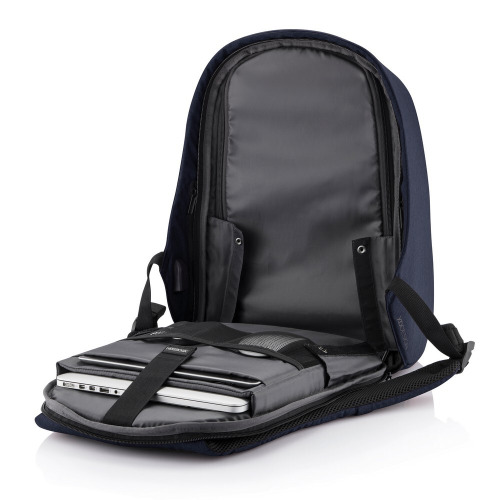 Bobby Hero XL, plecak na laptopa do 17" i tablet do 12,9", chroniący przed kieszonkowcami, wykonany z RPET granatowy V0997-04 (14)