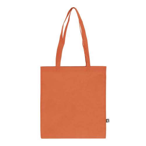 R-PET Torba transportowa z długimi uchwytami z włókniny 38 x 42 cm 75 g/m² Pomarańczowy LT91328-N0026 