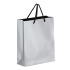Papierowa torba prezentowa 24 x 10 x 30 cm 200 g/m² Srebrny LT91516-N0005  thumbnail