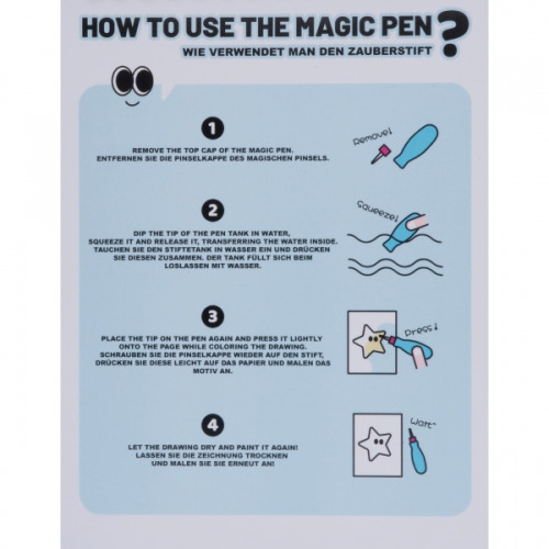 Książka do malowania wodą ANGERS Wielokolorowy 5275mc (8)