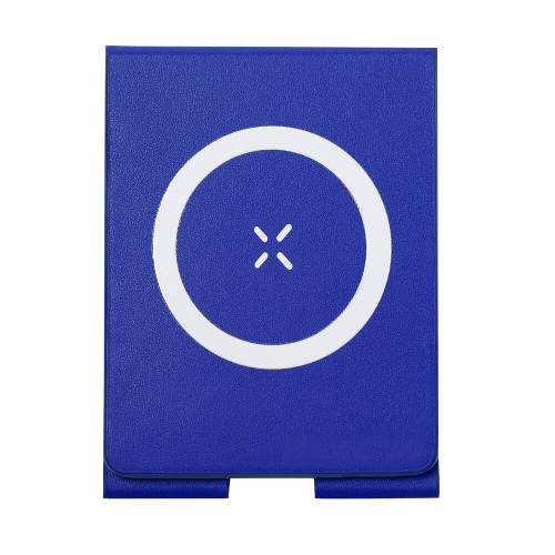 Magnetyczna ładowarka bezprzewodowa 15W, składana, stojak na telefon Granatowy VA607-04 