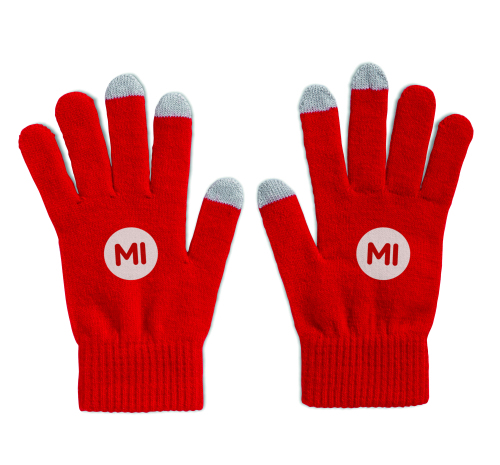 Rękawiczki do smartfona czerwony MO7947-05 (1)