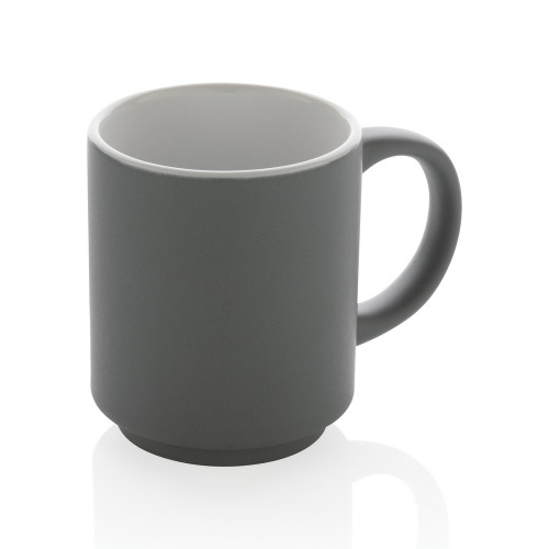 Kubek ceramiczny 180 ml Szary P434.072 