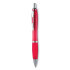 Długopis z miękkim uchwytem przezroczysty czerwony KC3314-25  thumbnail