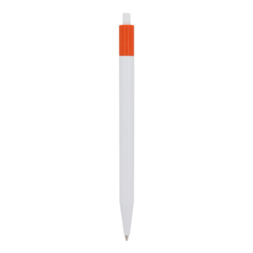 Długopis Kuma w mocnym kolorze Biały / pomarańczowy LT87877-N0126 (2)