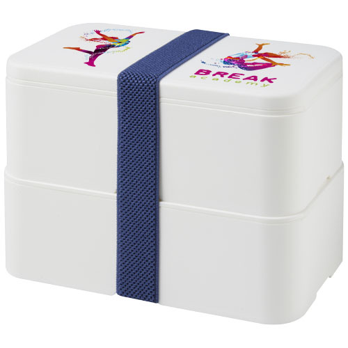 MIYO dwupoziomowe pudełko na lunch Biały 21047007 (1)