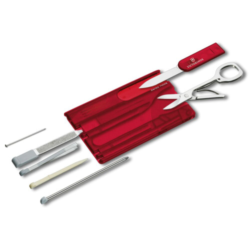 SwissCard Classic Victorinox Czerwony 07100T65 (2)