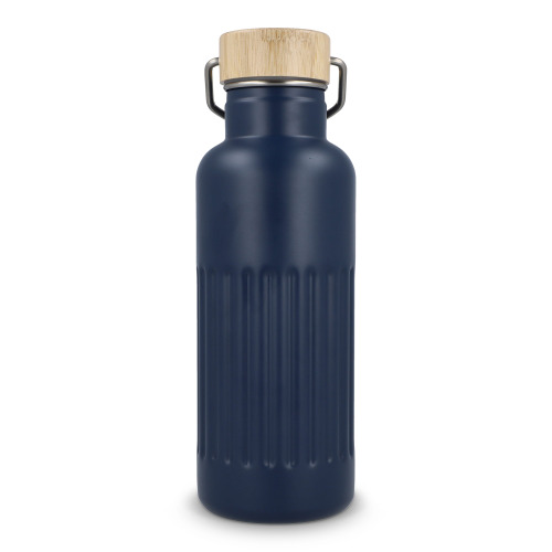 Butelka termiczna ze stali nierdzewnej pochodzącej z recyklingu, 500 ml Ciemnoniebieski LT98699-N0010 (3)