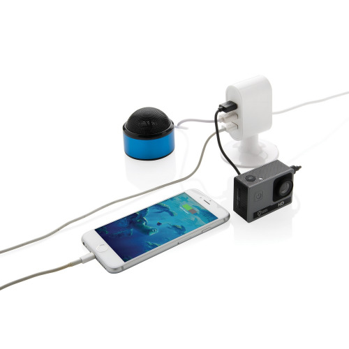 Ładowarka na biurko, 3 porty USB Biały V3773-02 (1)